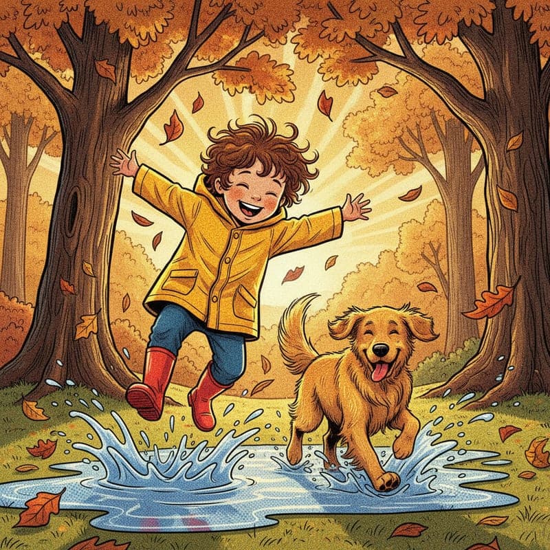 Sample illustration in the Adventure Comic art style