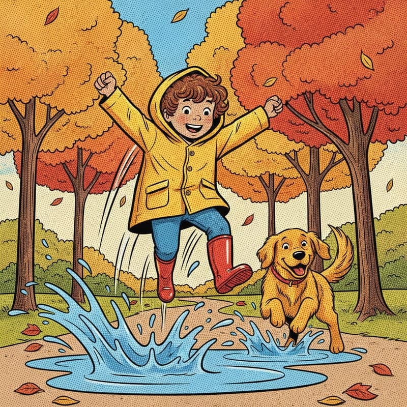 Sample illustration in the Halftone Hero art style