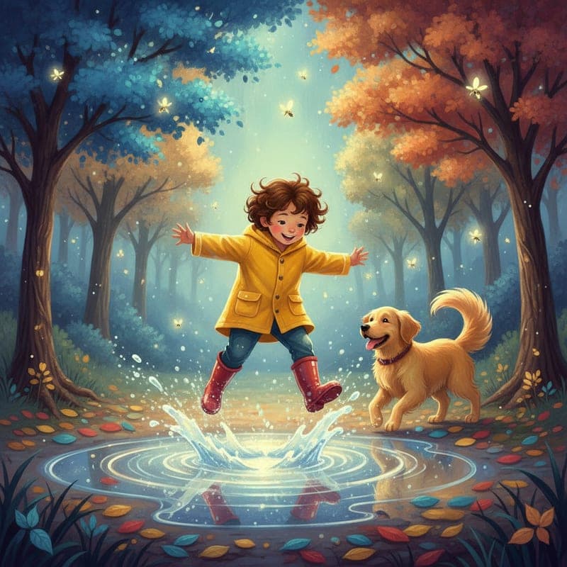 Sample illustration in the Starry Night Fantasy art style
